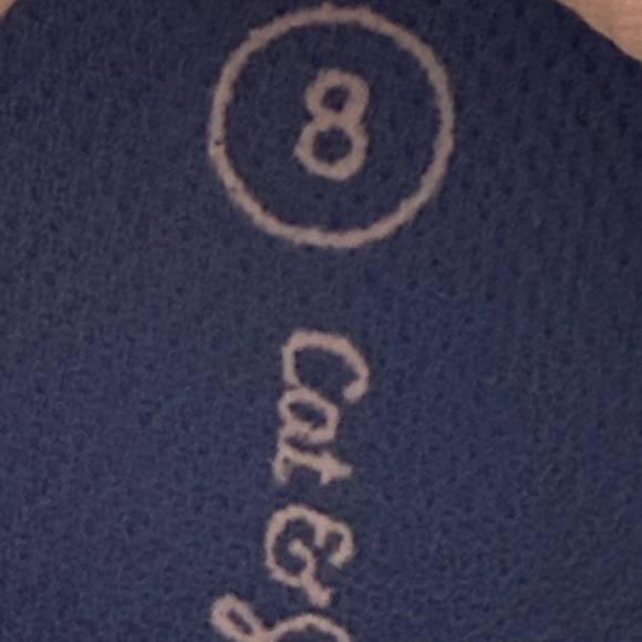 Cat & Jack Red, Blue, and White Kids Sneakers - Picture 2 of 3